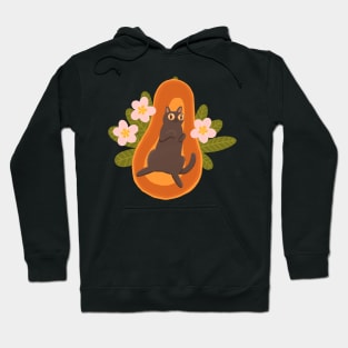 Papaya cat Hoodie